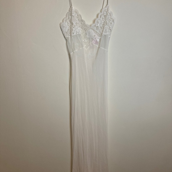 Vintage Y2K Victorias Secret Silk Slip Dress Small Bridal